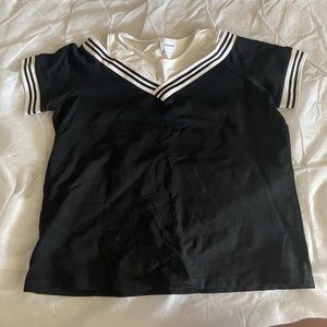 Asian style black t-shirt